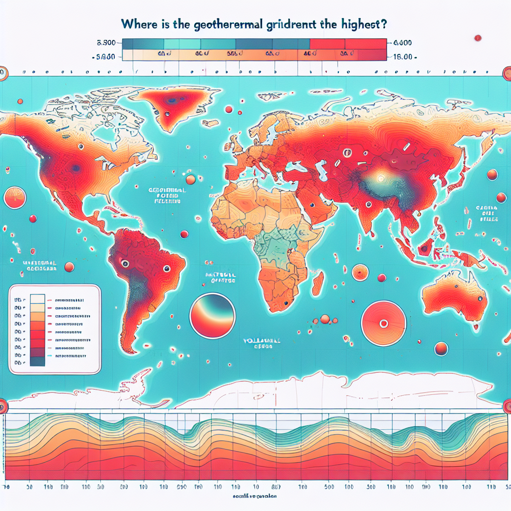 ¿Donde es mayor el gradiente Geotermico