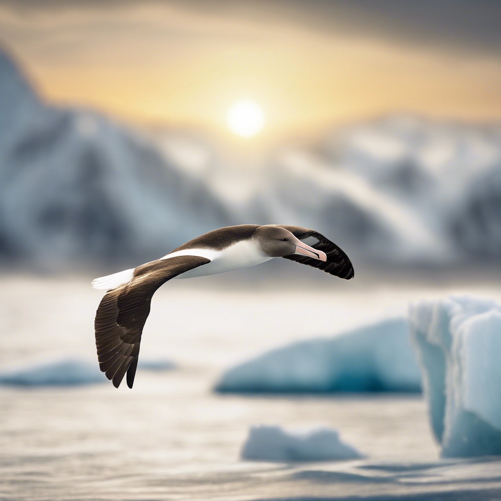 Albatros de cola corta: Un explorador alado del océano helado