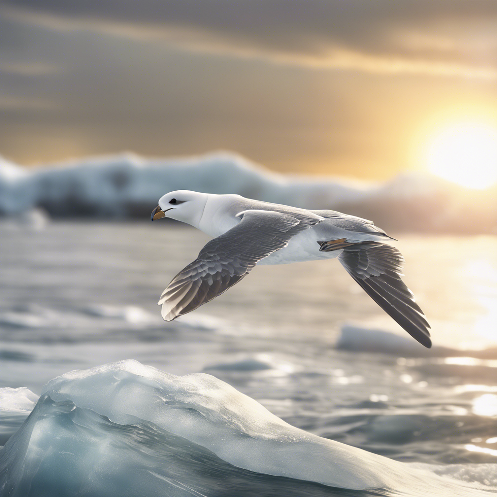 Albatros fulmar: Navegando océanos helados con precisión