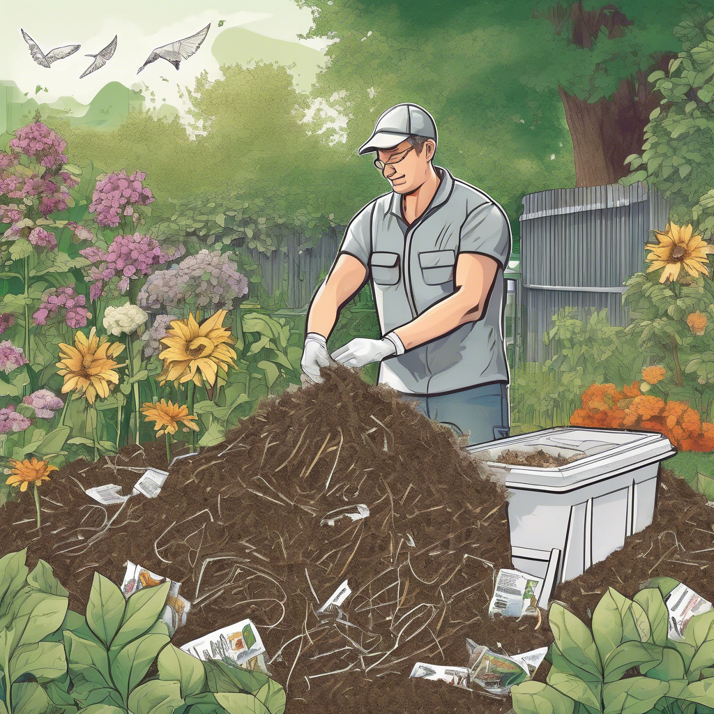 Cómo hacer compost con papel biodegradable no reciclable