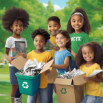 El reciclaje de papel como parte del currículo educativo ecológico
