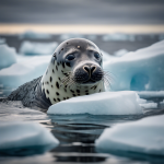 Foca Manchada: El viajero de los mares árticos en peligro de extinción