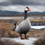 Ganso emperador: Un ave que florece en la tundra costera