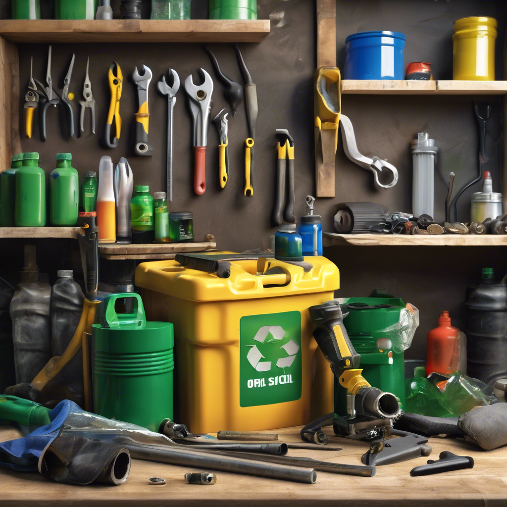 Herramientas básicas para reciclar aceite en casa