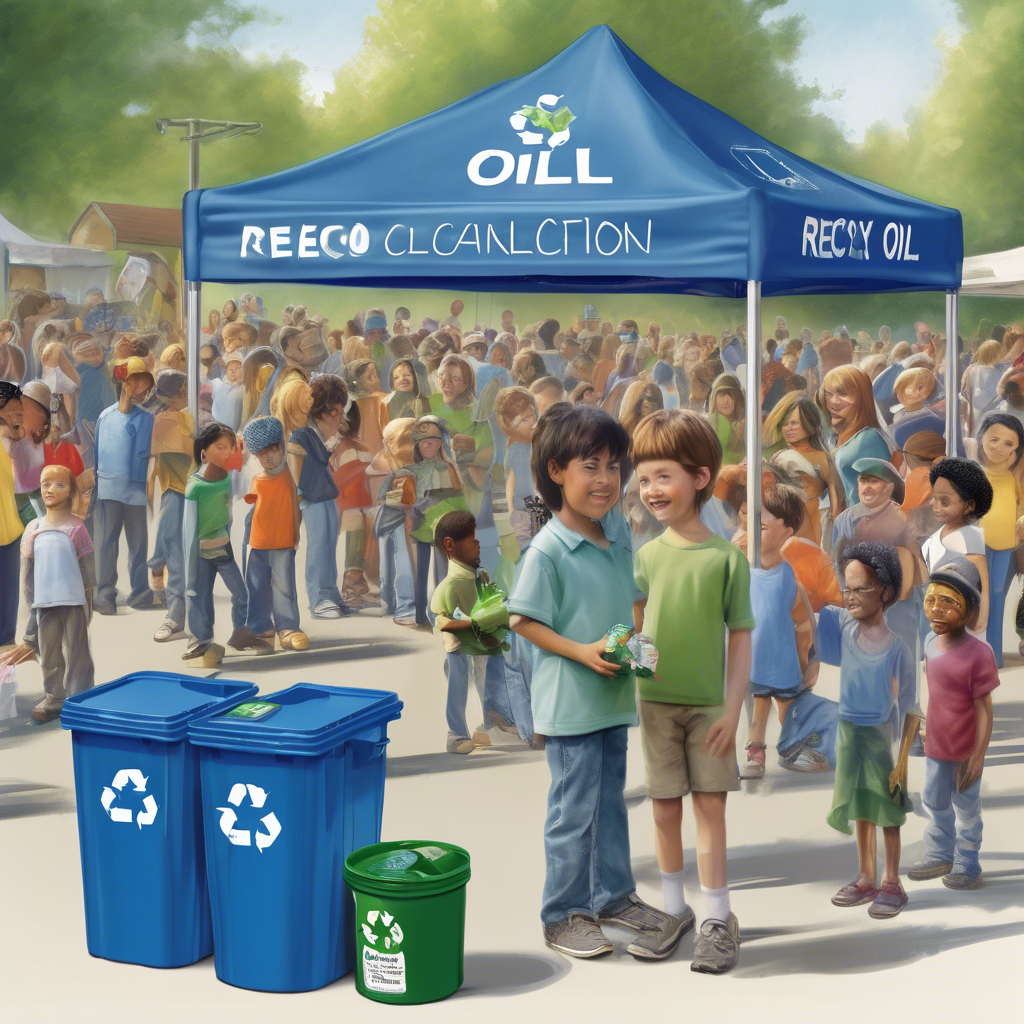 Integración del reciclaje de aceite en eventos comunitarios