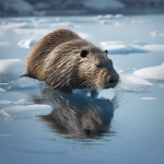 Nutria boreal: La nadadora que desafía el hielo del Ártico