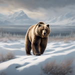 Oso pardo en la tundra: Un gigante adaptado al frío extremo