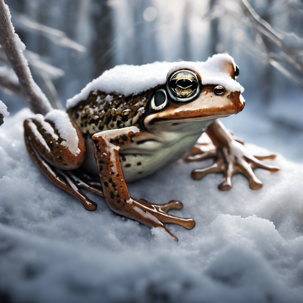 Rana de bosque boreal: Un anfibio que desafía el frío extremo