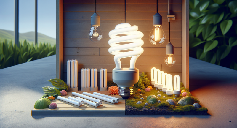 Comparativa entre bombillas fluocompactas y LED de bajo consumo: ¿Cuál es la mejor opción para iluminar tu hogar de manera eficiente?