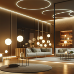 Cómo puedo iluminar salones modernos utilizando luces LED