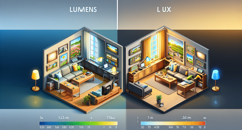 Comparación entre Lumens y Lux: ¿Cómo medir la iluminación adecuada?