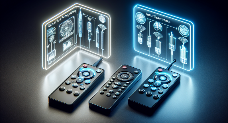 Comparación entre RF e IR para control remoto de dispositivos LED