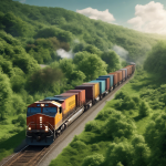 ¿Cómo afecta el transporte ferroviario a la huella de carbono?