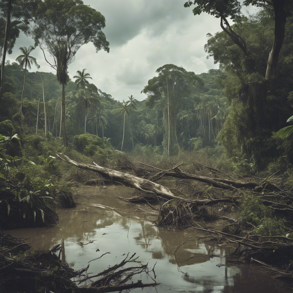 ¿Cómo afecta la deforestación a los ríos?