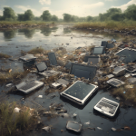 ¿Cómo afectan los residuos electrónicos al agua y al suelo?
