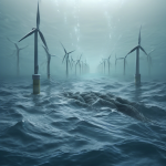 ¿Cómo funciona la transmisión de electricidad desde parques eólicos marinos?