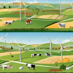 ¿Cómo pueden los parques eólicos coexistir con la agricultura y ganadería?