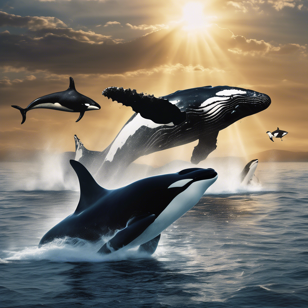 ¿Cómo se defienden las ballenas de los ataques de orcas y tiburones?