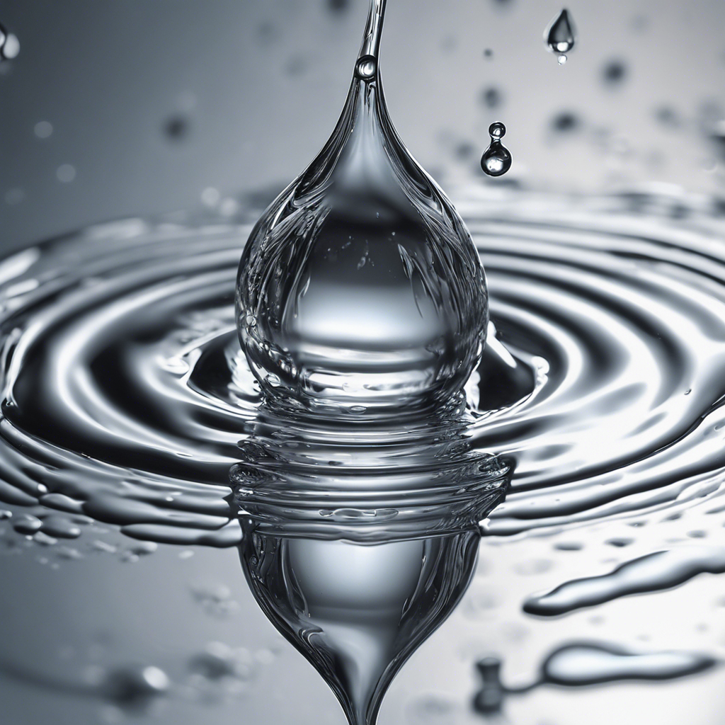 ¿Cómo se forma una gota de agua?