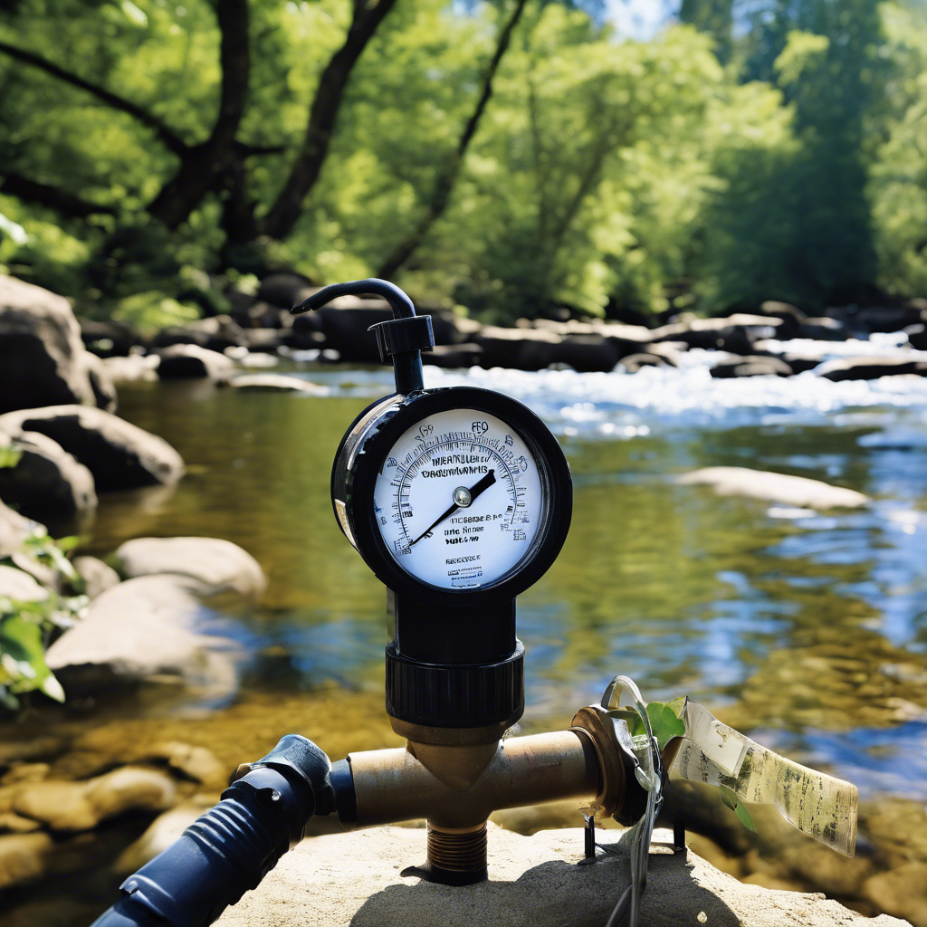 ¿Cómo se mide la calidad del agua en un río?