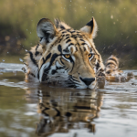 ¿Cuáles son los depredadores que cazan usando el reflejo del agua?