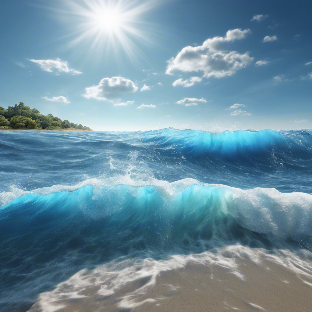 ¿Por qué el agua es incolora pero el océano parece azul?