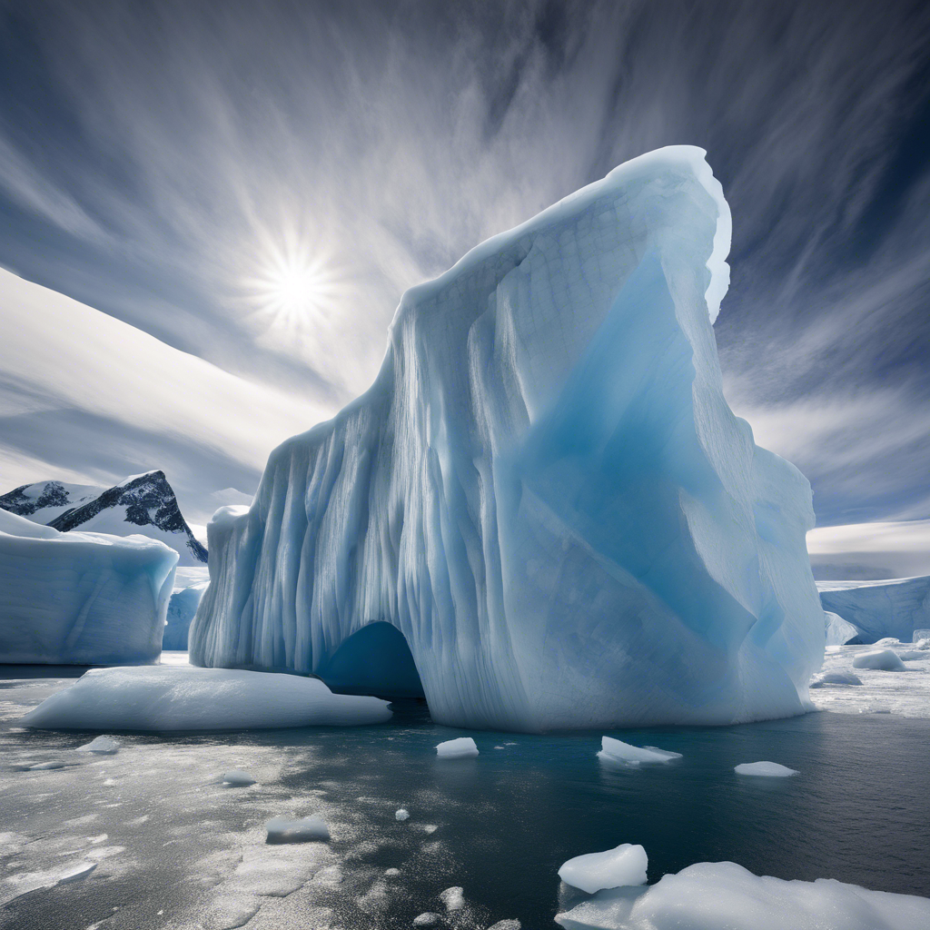 ¿Qué es el fenómeno del río de hielo en la Antártida?