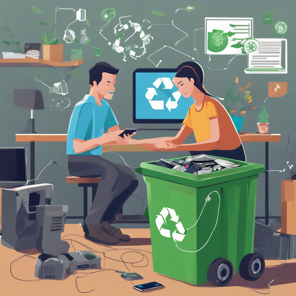 ¿Qué papel juegan los consumidores en el reciclaje de residuos electrónicos?