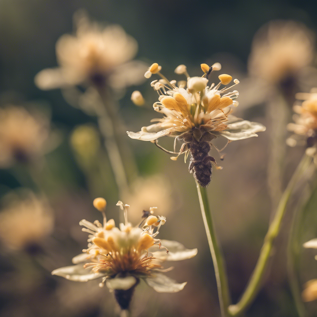 ¿Qué plantas tienen flores que dependen exclusivamente de insectos para la polinización?