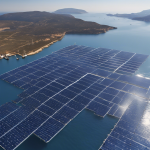 ¿Qué proyectos de energía solar flotante existen en el Mediterráneo?