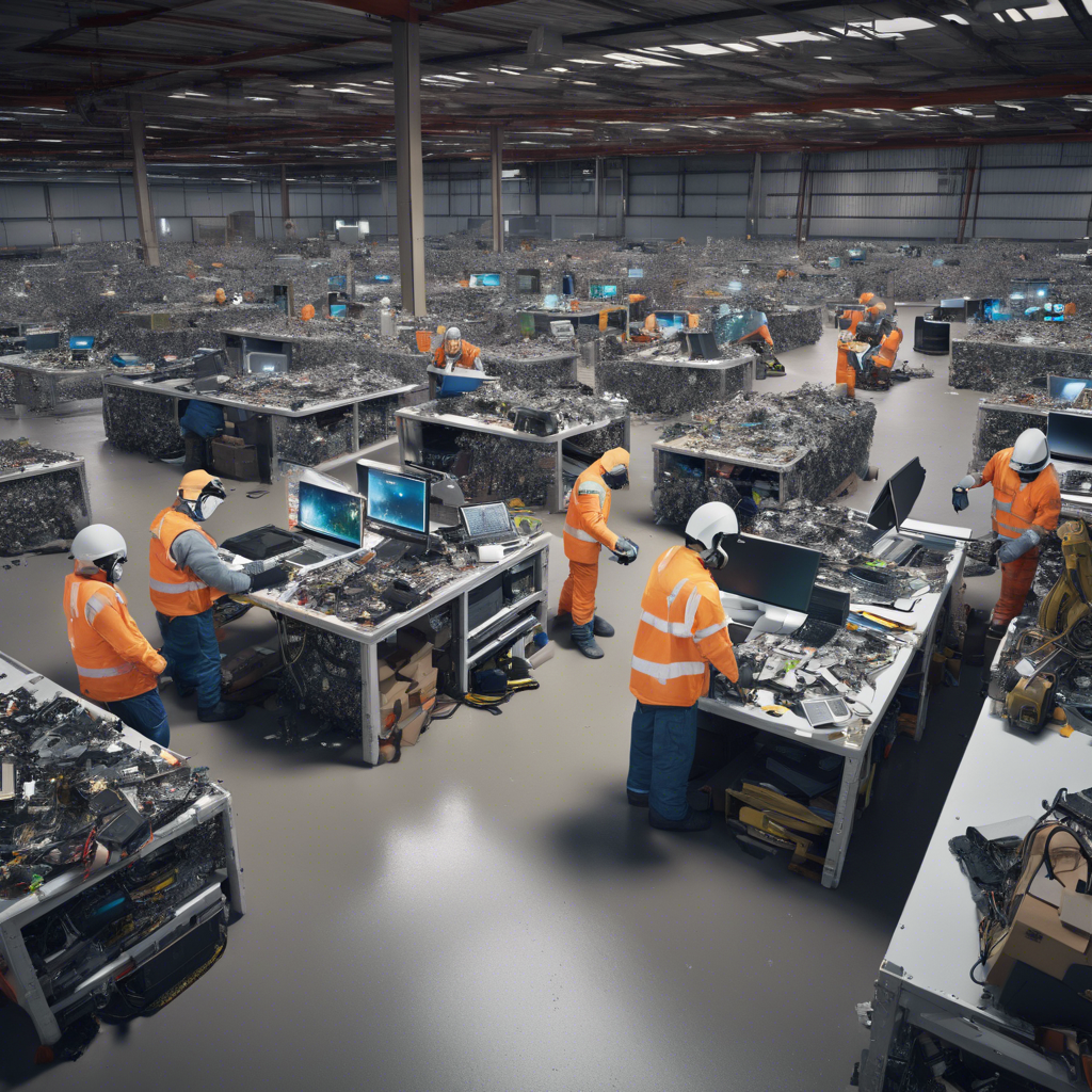 ¿Qué sucede con los dispositivos electrónicos reciclados?